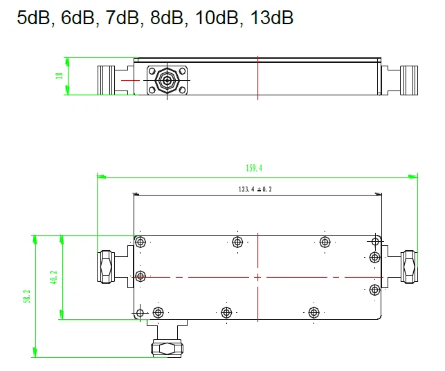 Directional Coupler 700-2700MHz N-Female